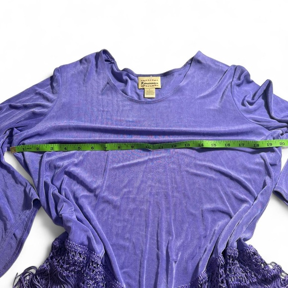 Purple Fringe Women's Top - Picture 3 of 7